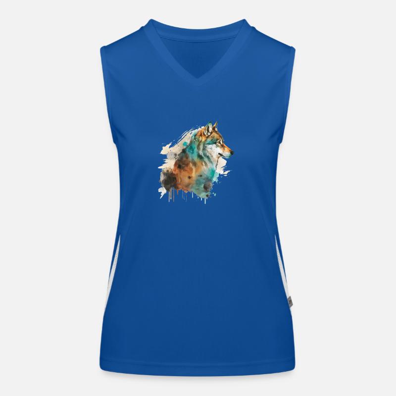 Wolf 2 Women's Functional Contrast Tank Top