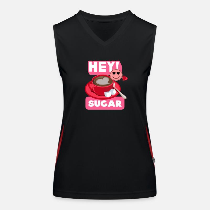 Hey! Sugar Valentine's Day Women's Functional Contrast Tank Top