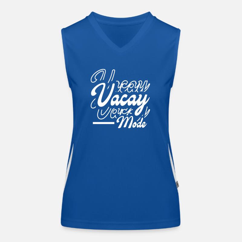 Vacay Mode Funktionelles Kontrast-Tank Top für Frauen