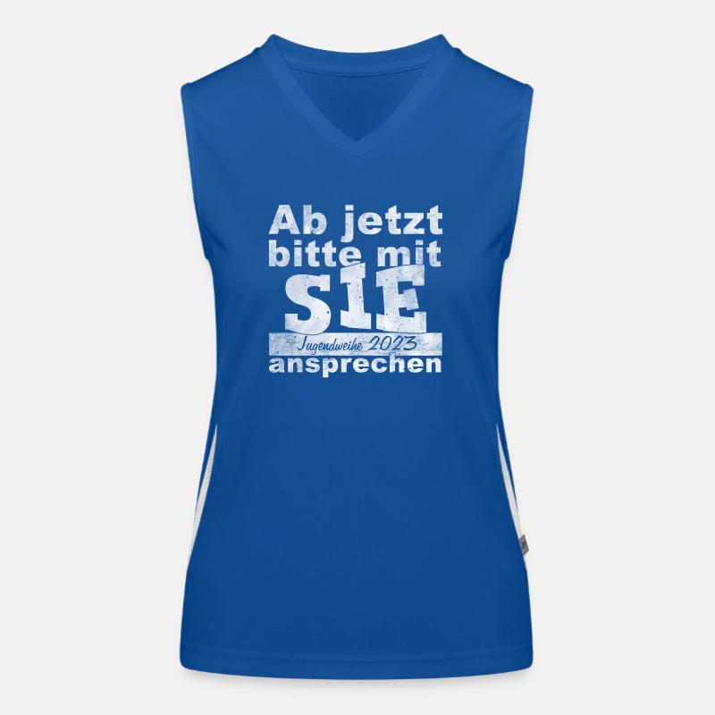 Jugendweihe 2023 Funktionelles Kontrast-Tank Top für Frauen