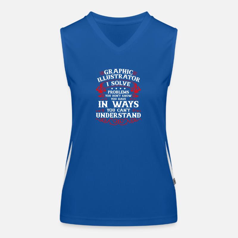 Designer Designer profession Women's Functional Contrast Tank Top