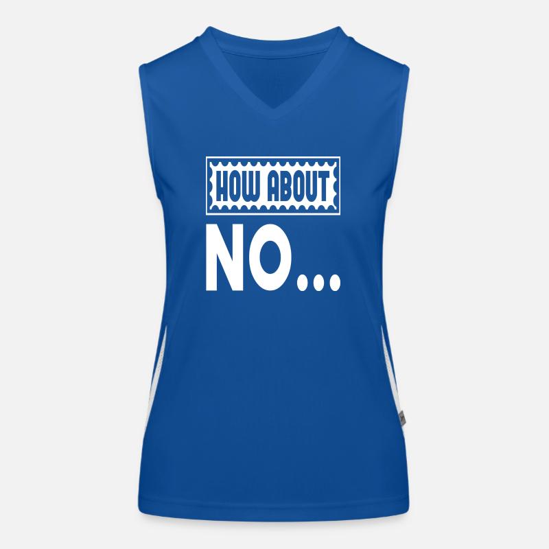 Que diriez-vous de non... Débardeur respirant contrasté Femme