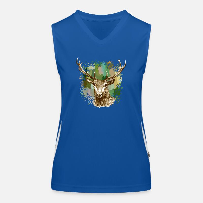 Deer Women's Functional Contrast Tank Top