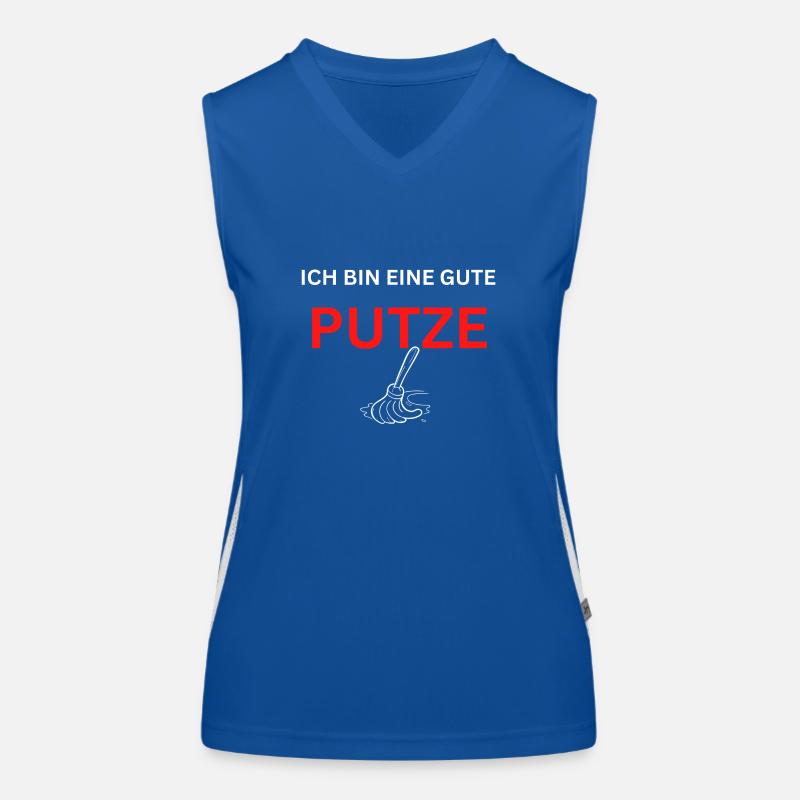 Ich bin eine gute Putze Funktionelles Kontrast-Tank Top für Frauen