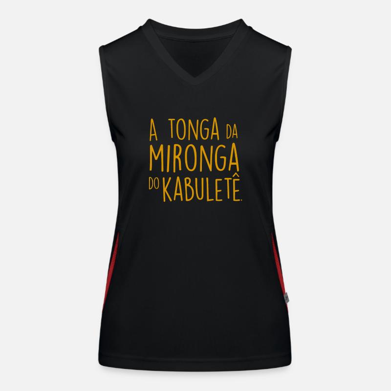 A tonga da mironga do kabuletê Women's Functional Contrast Tank Top