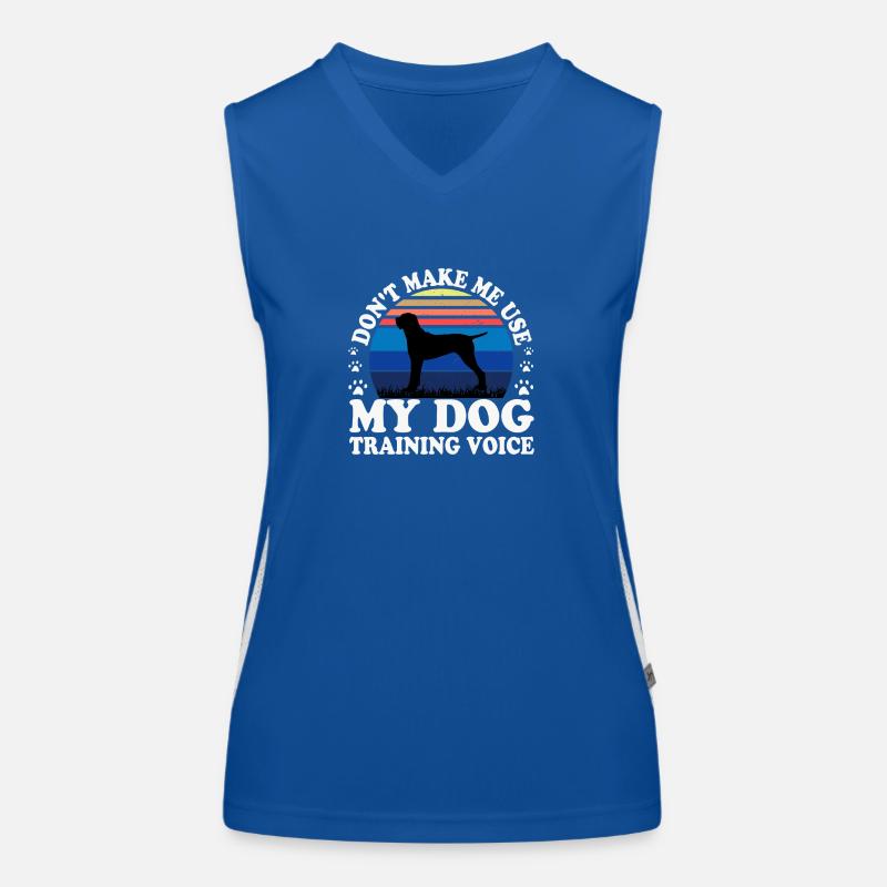Ariege Pointer Dog Lover Silhouette Vintage Sunset Débardeur respirant contrasté Femme