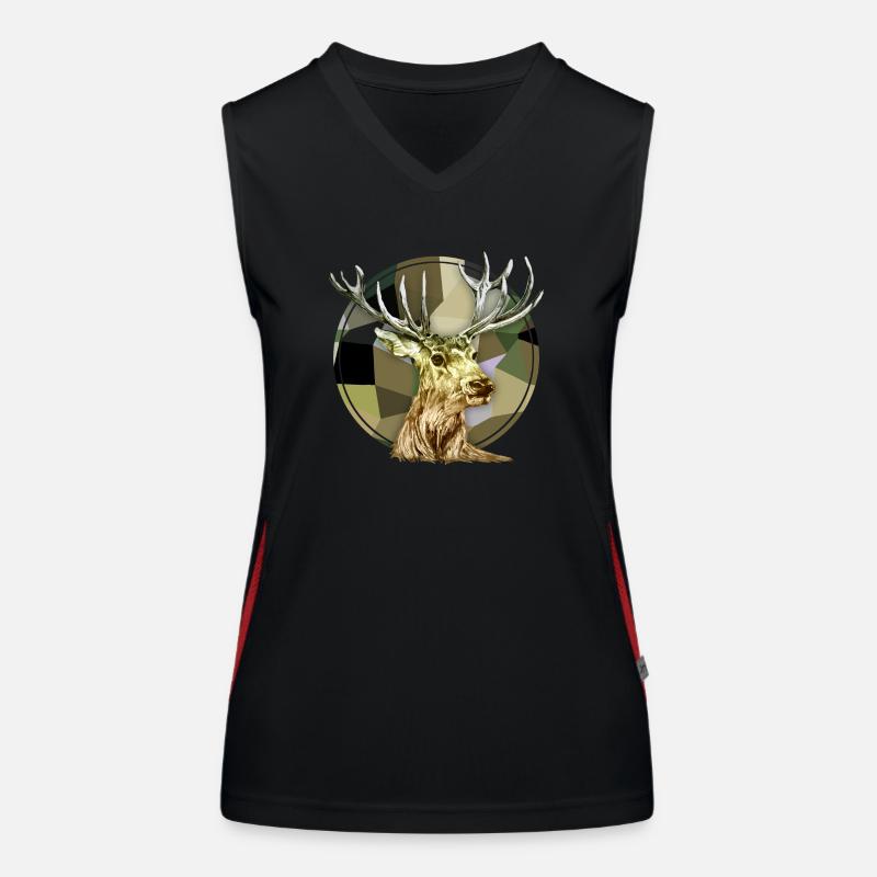 Deer Women's Functional Contrast Tank Top