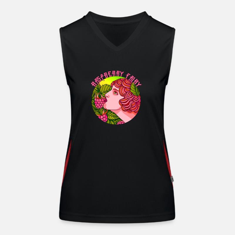 Raspberry Fairy Women's Functional Contrast Tank Top