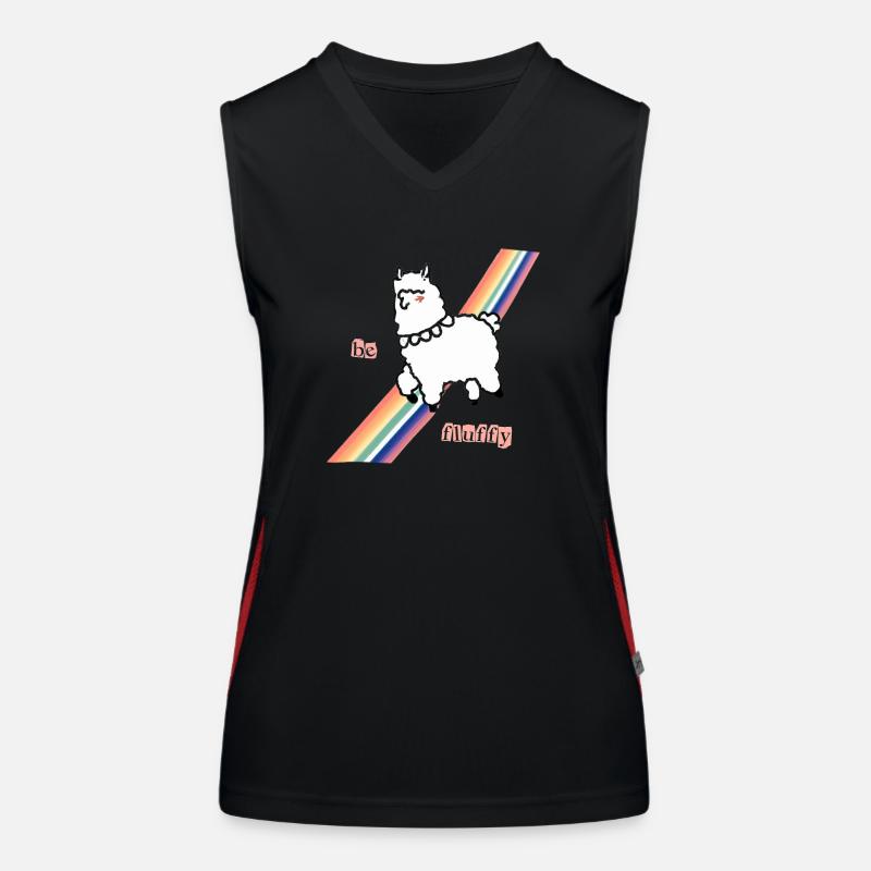 Fluffy Alpaca Women's Functional Contrast Tank Top