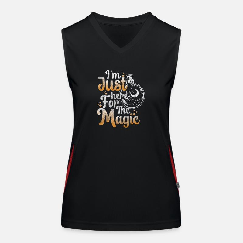 Chemistry Herbs Sign Witchcraft Women's Functional Contrast Tank Top