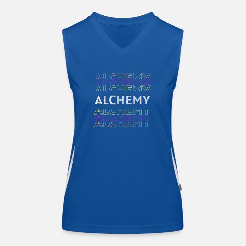 Alchemy Healing Magic Chemist Women's Functional Contrast Tank Top