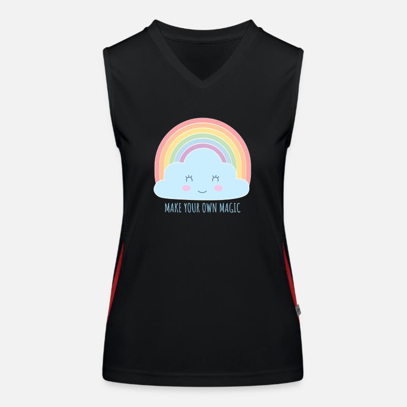 Make your own magic Women's Functional Contrast Tank Top
