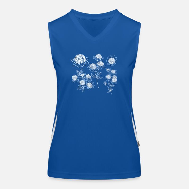 Astrantia maxima Blütengruppe Funktionelles Kontrast-Tank Top für Frauen