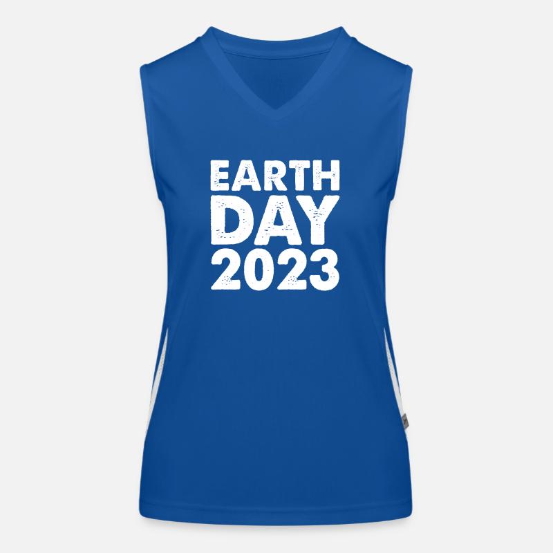 Earth Day 2023 Funktionelles Kontrast-Tank Top für Frauen