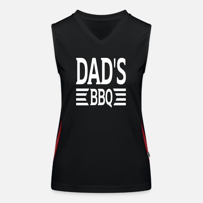 BBQ de papa Débardeur respirant contrasté Femme