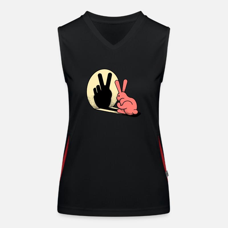 PEACEFUL RABBIT Women's Functional Contrast Tank Top