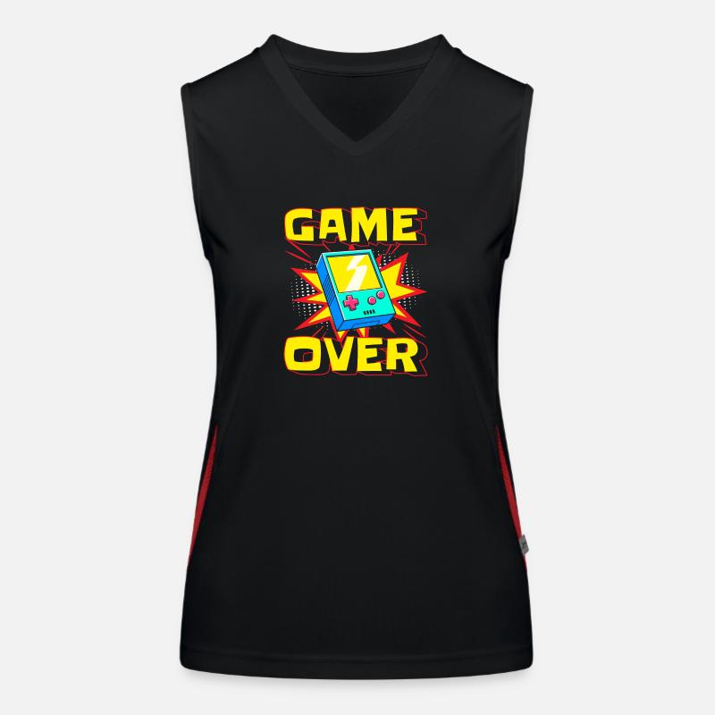 Comicstyle Style Pow! Funktionelles Kontrast-Tank Top für Frauen