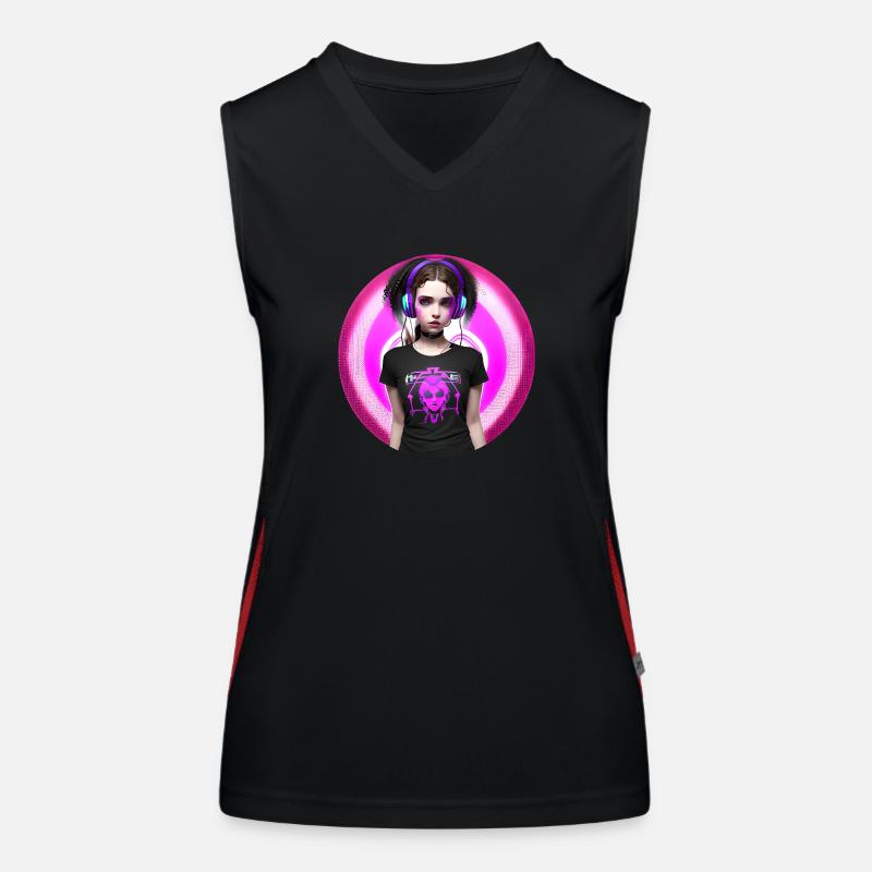 DJane Funktionelles Kontrast-Tank Top für Frauen