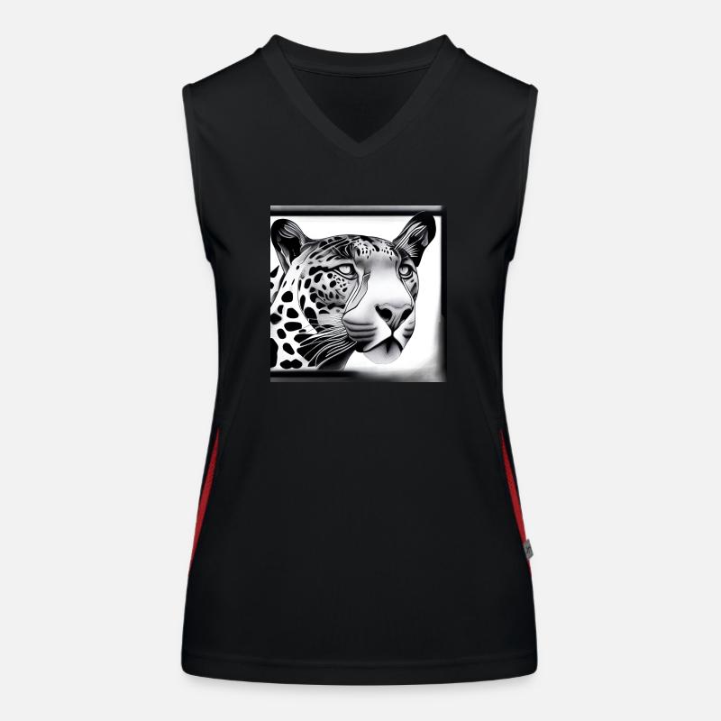 Jaguar Funktionelles Kontrast-Tank Top für Frauen