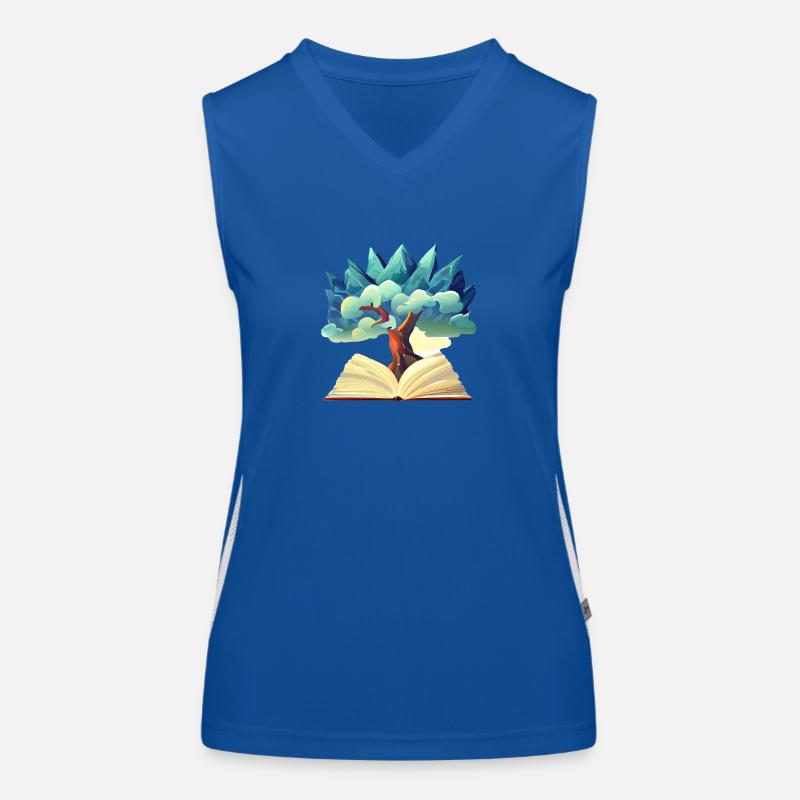 Reader Book Lovers Book Books Reading Gift Women's Functional Contrast Tank Top