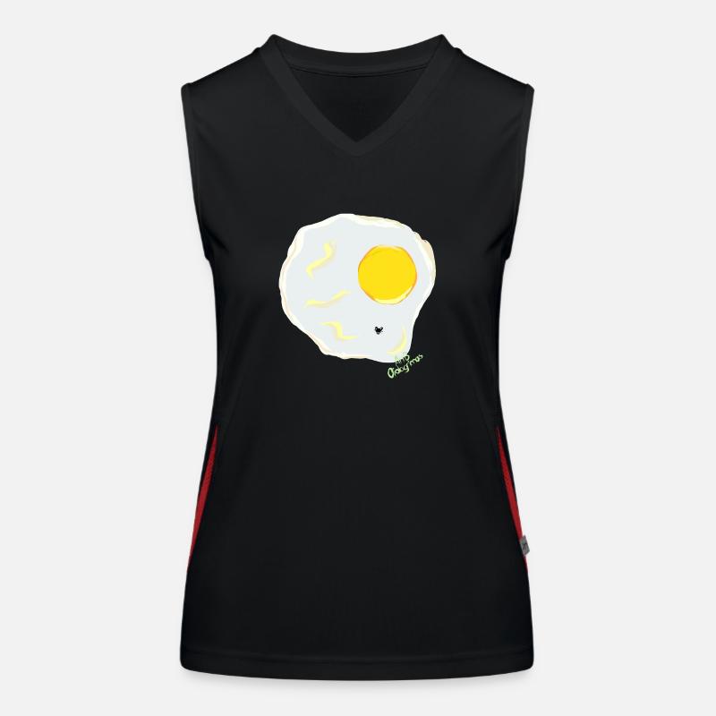 FRIED EGG v fly Women's Functional Contrast Tank Top