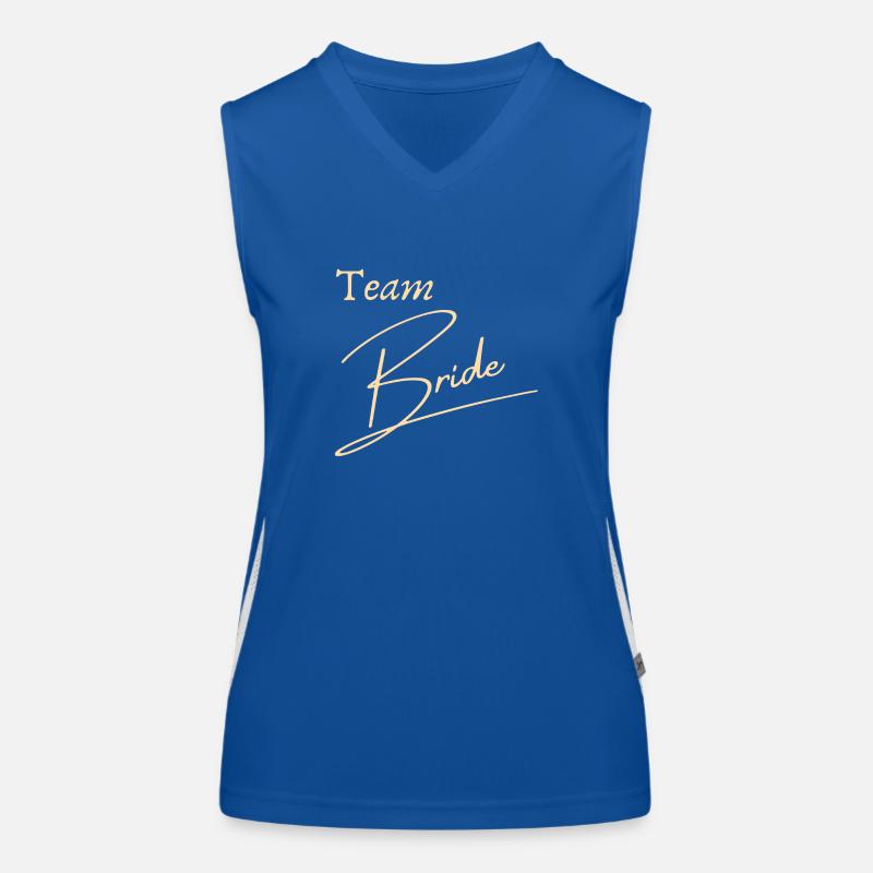 "Faite équipe avec la mariée" Débardeur respirant contrasté Femme