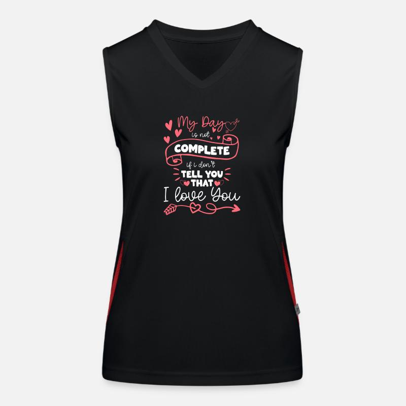 Valentine’s Day Women's Functional Contrast Tank Top