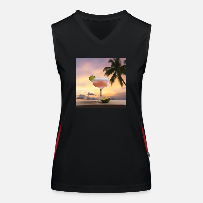 Cocktail 2 Gift Women's Functional Contrast Tank Top