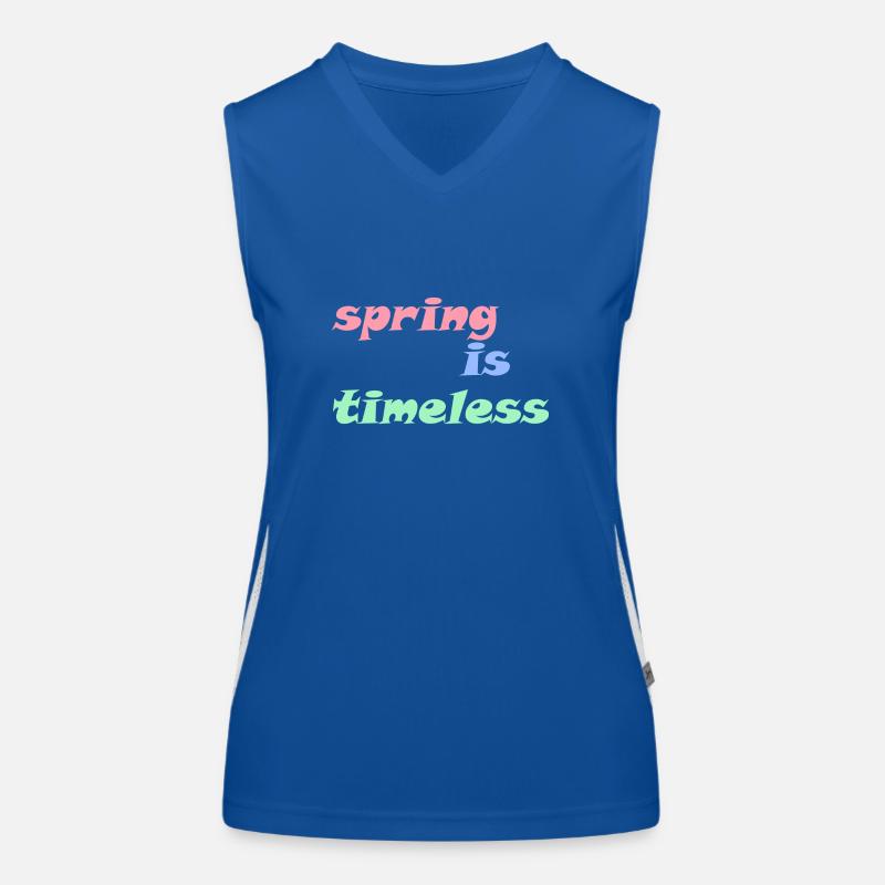 Spring is Timeless Women's Functional Contrast Tank Top