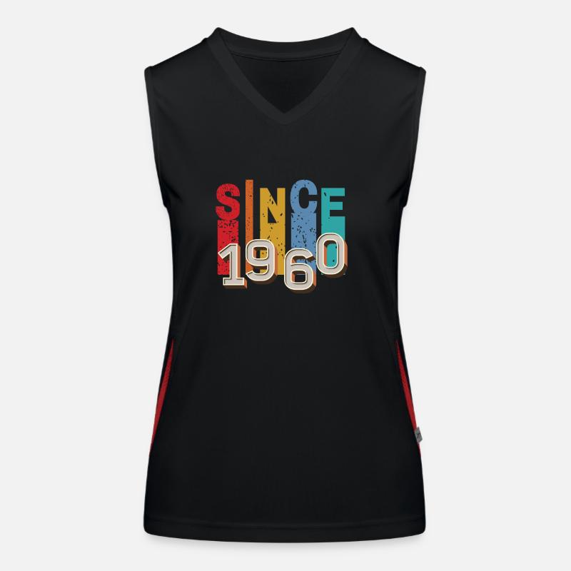 Since 1960 retro Débardeur respirant contrasté Femme