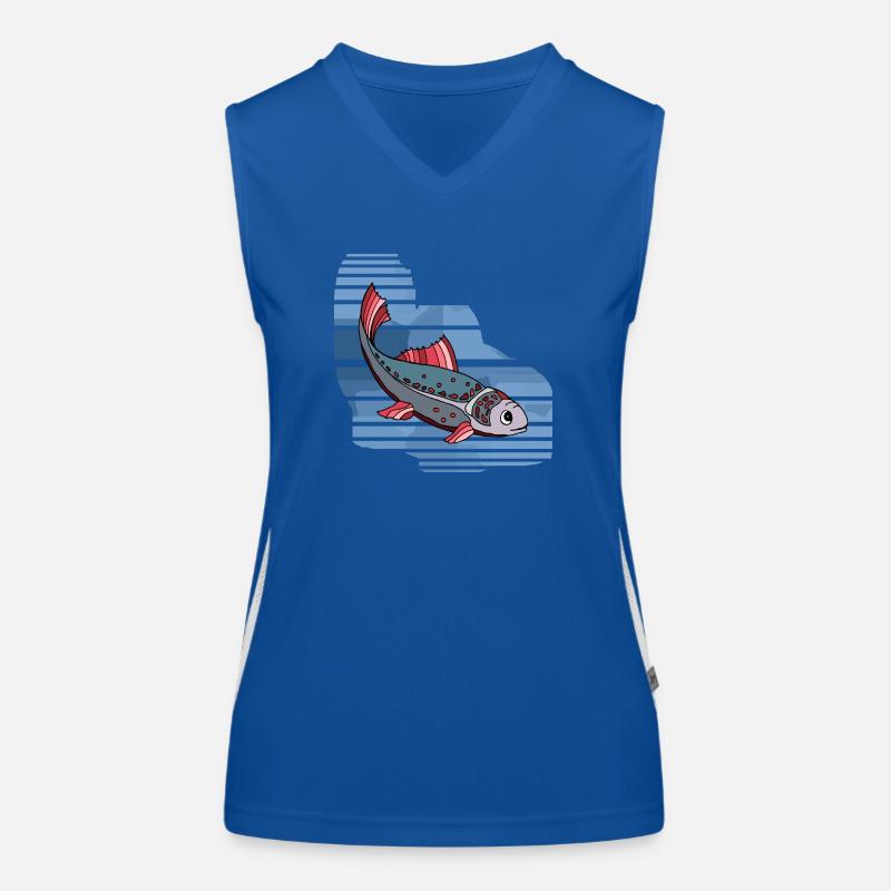 Fish Women's Functional Contrast Tank Top