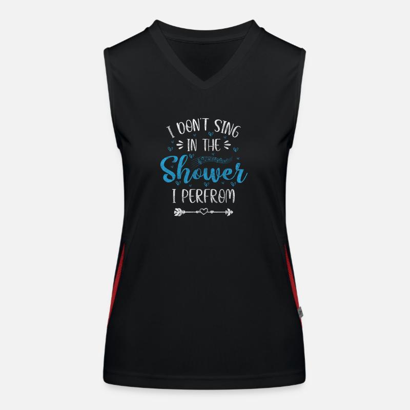Singer Hobby Sheet Music Women's Functional Contrast Tank Top