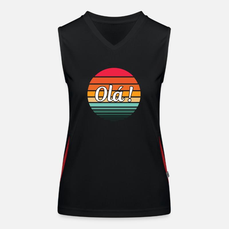 Hello! Women's Functional Contrast Tank Top