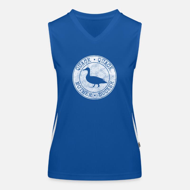 Entchen Vogel Schnabel Natur Funktionelles Kontrast-Tank Top für Frauen