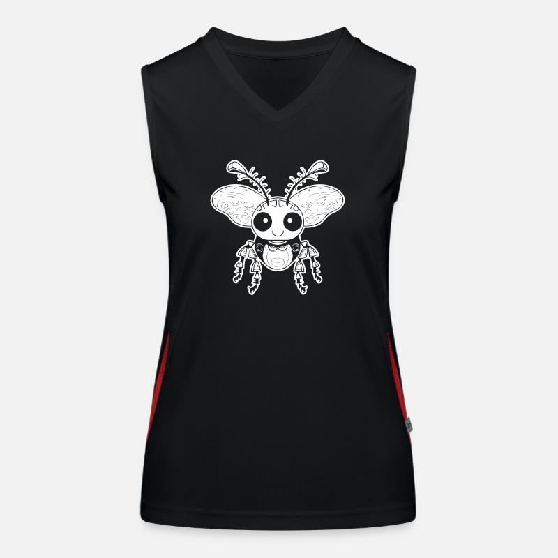 Insects, creepy-crawlies, arthropods Women's Functional Contrast Tank Top