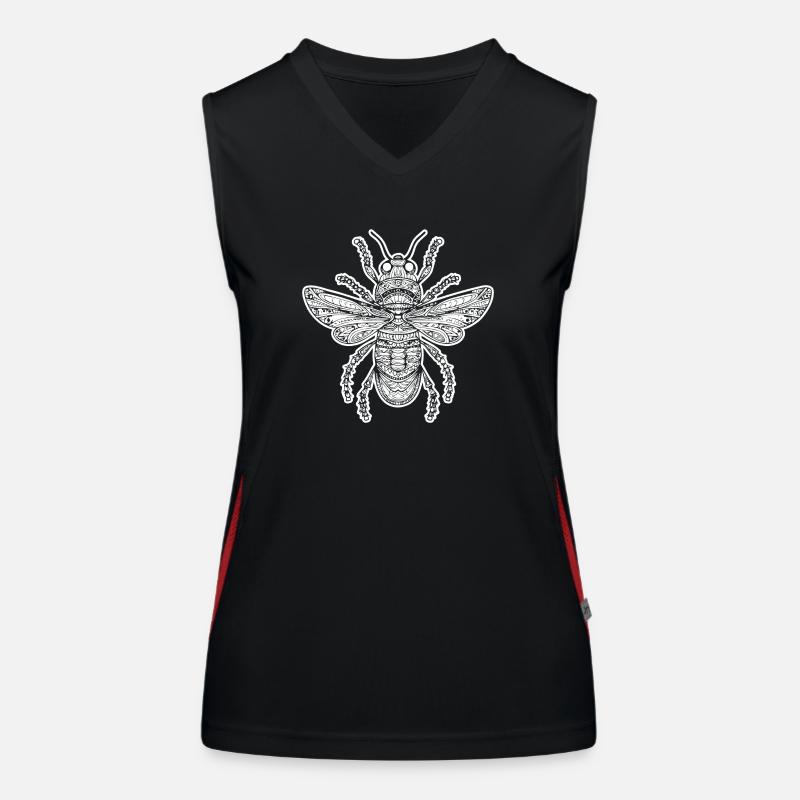 Insects, creepy-crawlies, arthropods Women's Functional Contrast Tank Top
