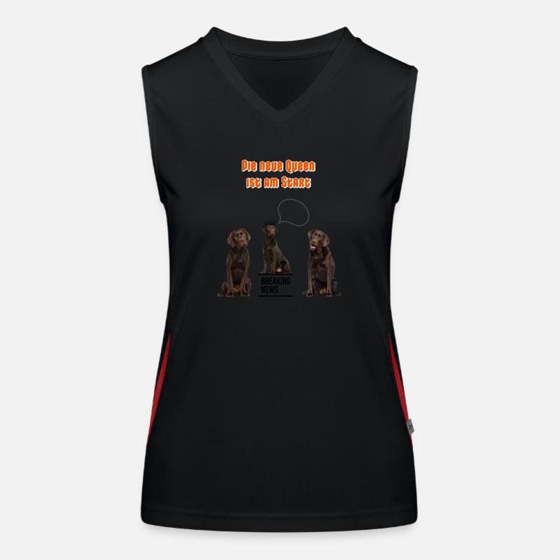 Die neue Queen ist am Start! Funktionelles Kontrast-Tank Top für Frauen