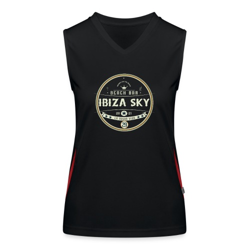 Ibiza Sky Beach Bar 29 - Summer`23 - Funktionelles Kontrast-Tank Top für Frauen
