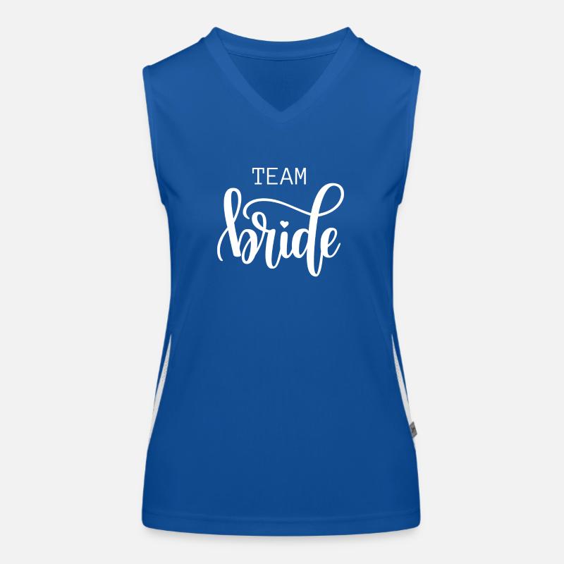 Team bride Débardeur respirant contrasté Femme