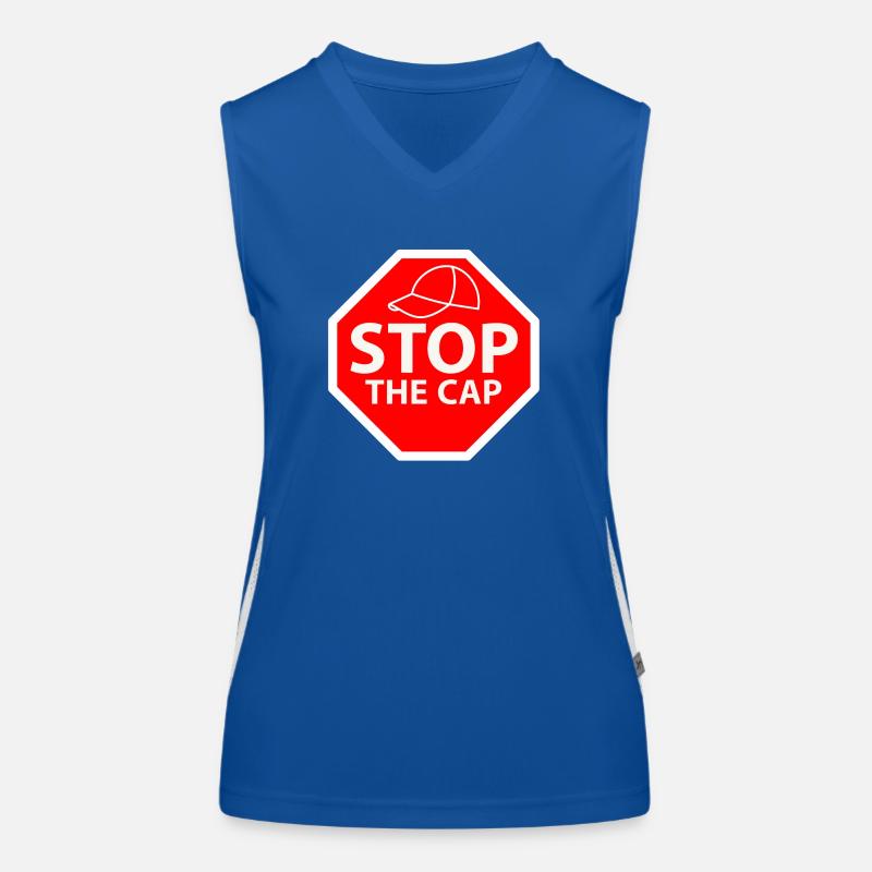 stop the cap Women's Functional Contrast Tank Top