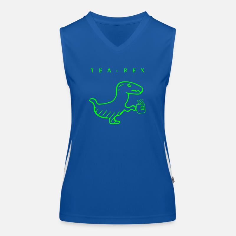 tea rex Women's Functional Contrast Tank Top