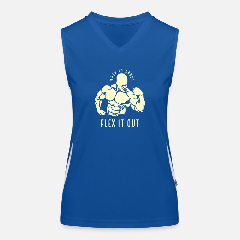 Flex it out Débardeur respirant contrasté Femme