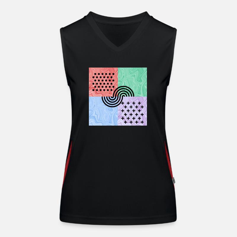 Patterns Women's Functional Contrast Tank Top