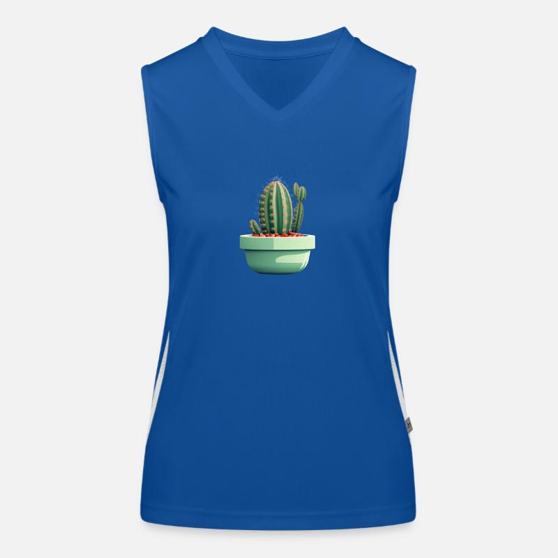 Cactus Débardeur respirant contrasté Femme