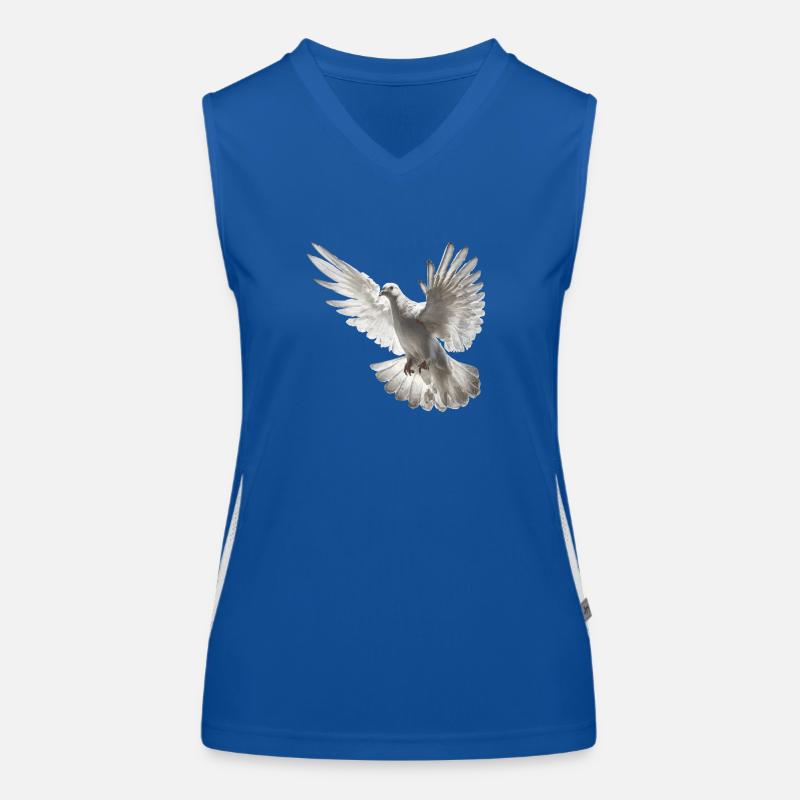 Firedenstaube Geschenk Funktionelles Kontrast-Tank Top für Frauen