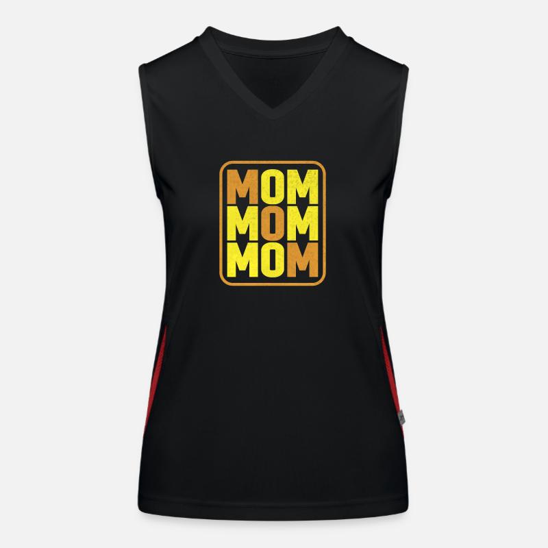 Mama Mama Mama - Muttertagsgeschenke Funktionelles Kontrast-Tank Top für Frauen