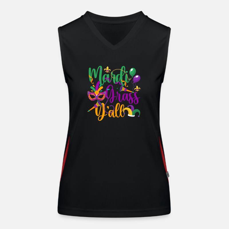 Party Parade Feiern Tradition Funktionelles Kontrast-Tank Top für Frauen