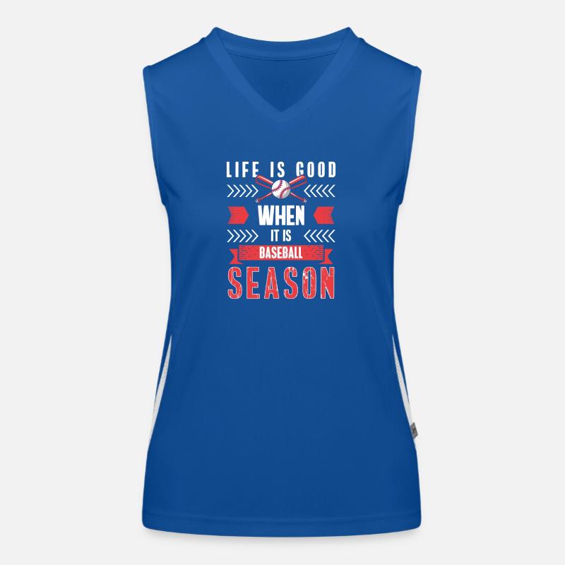 Baseball Player Catcher Softball Women's Functional Contrast Tank Top