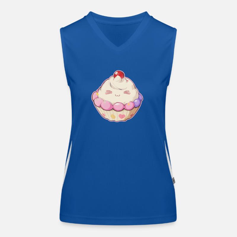 Pastel Cupcake Women's Functional Contrast Tank Top