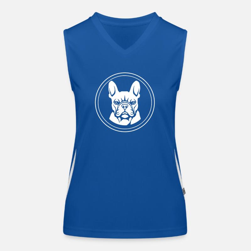 Bouledogue français Terrier de Boston Débardeur respirant contrasté Femme